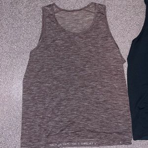 Lululemon Tank Top Metal Vent Tech Purple / Grey Pastel